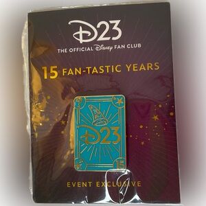 Disney D23 15 Year Anniversary Pin NWT